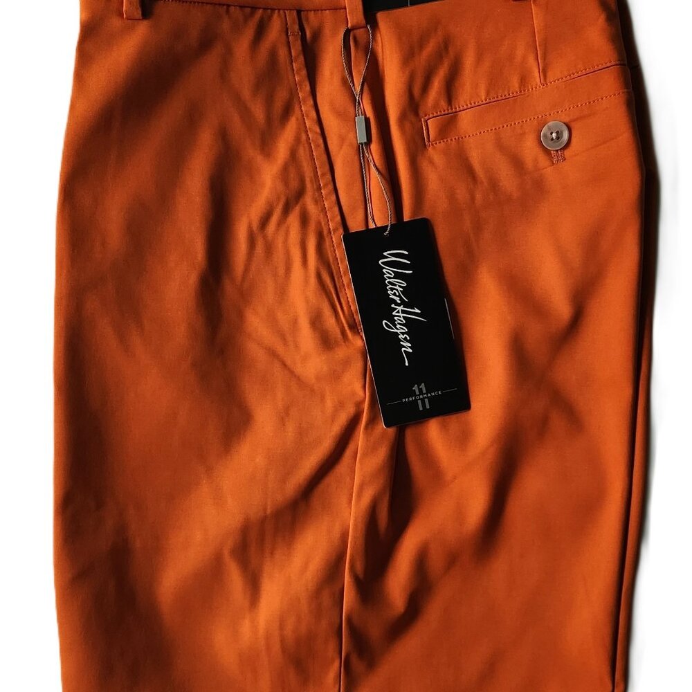 Walter Hagen Men's Performance 11 Golf Shorts - W30 - Toasted Orange
